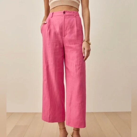 Reformation Tommy Linen Pant - Picture 2 of 10